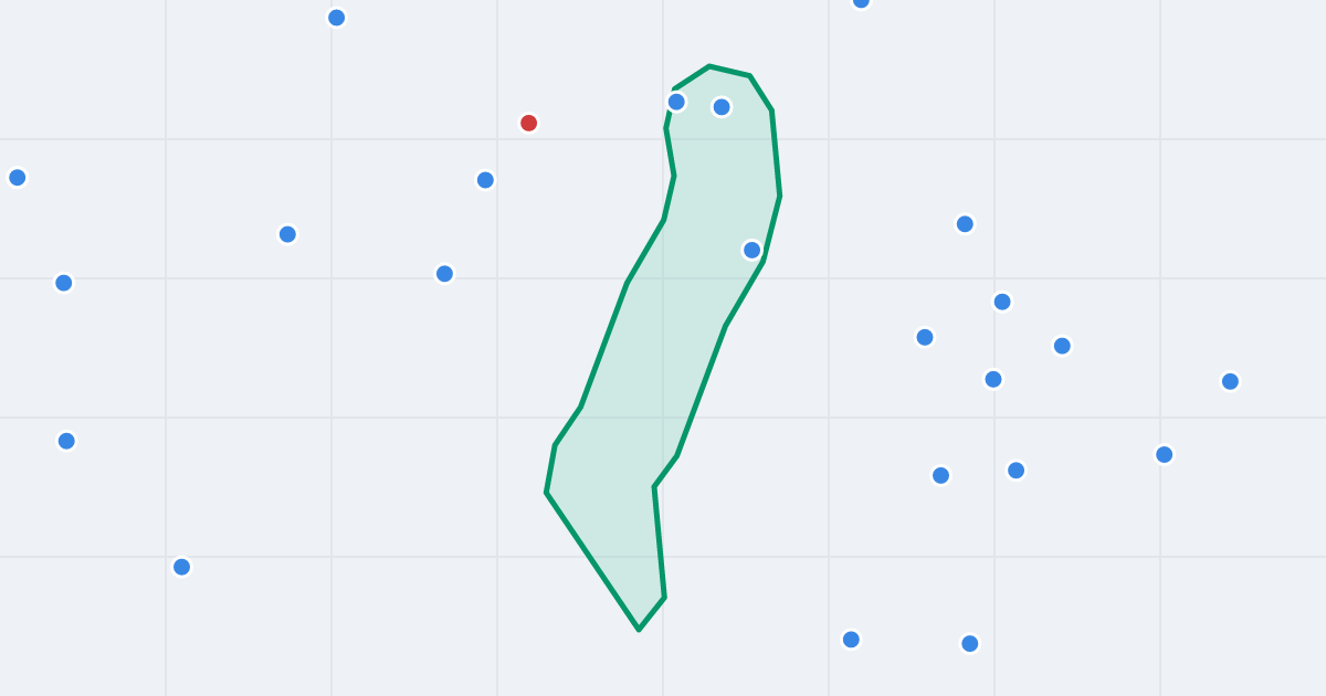 Mapa ulicy gen. Stanisława Skalskiego z flipami w okolicy