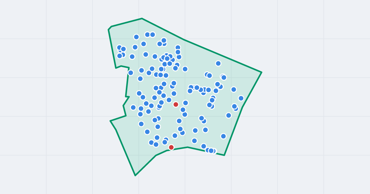 Mapa: Grochów z flipami
