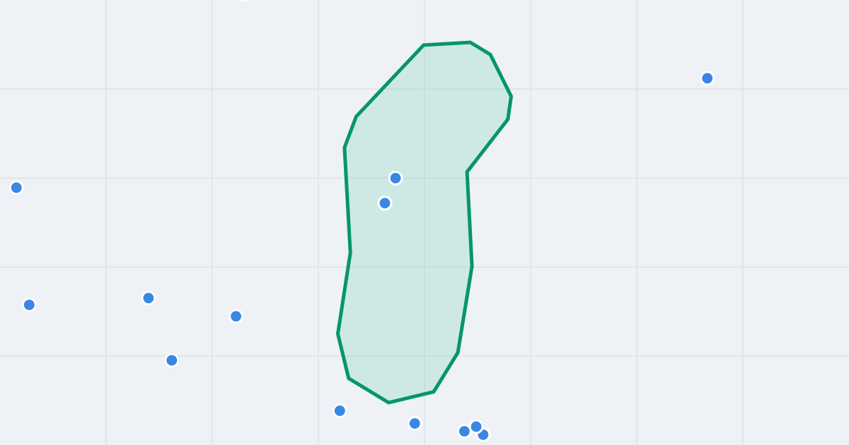 Mapa ulicy Gedymina z flipami w okolicy