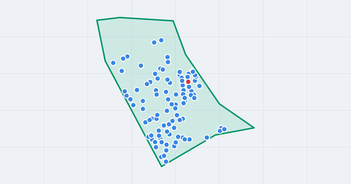 Mapa: Muranów z flipami