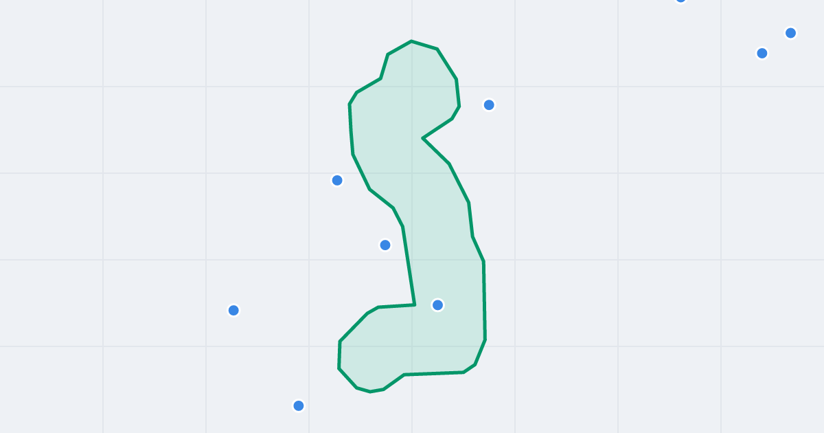 Mapa ulicy Małej Łąki z flipami w okolicy