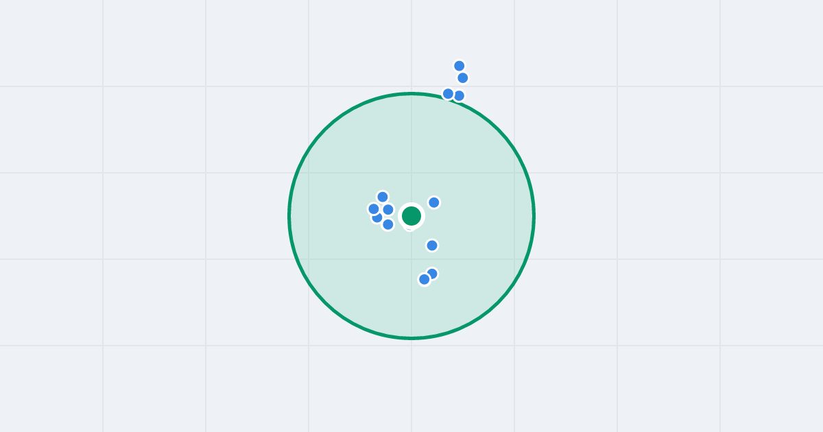 Mapa: Astronautów 8 i flipy w promieniu 1 km