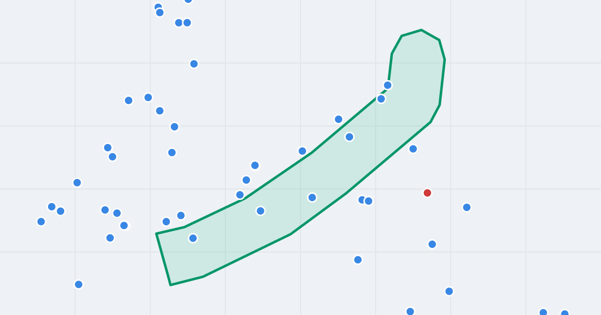 Mapa ulicy Tamka z flipami w okolicy