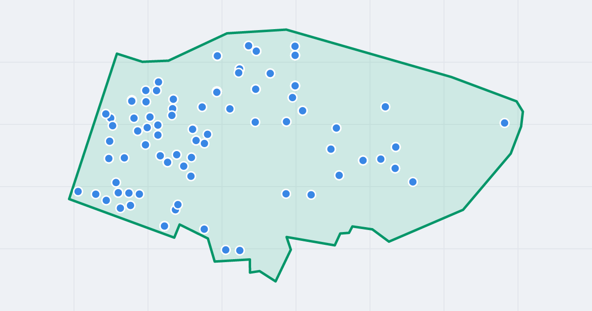 Mapa: Służew z flipami