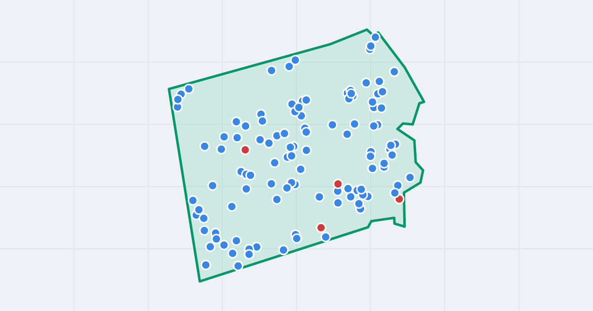 Mapa: Stary Mokotów z flipami