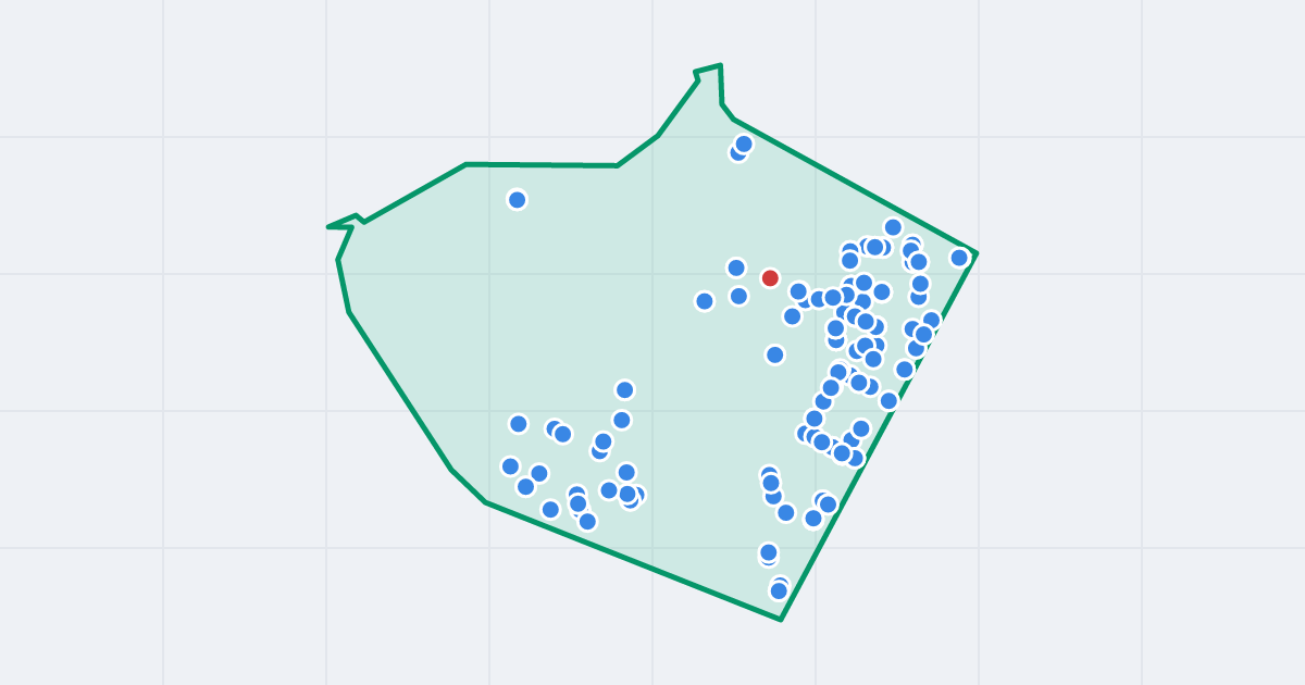 Mapa: Szczęśliwice z flipami