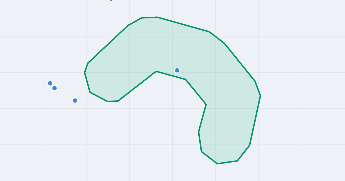 Mapa ulicy Benedykta Polaka z flipami w okolicy