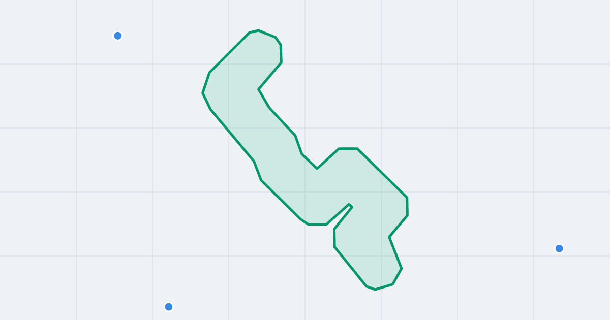 Mapa ulicy Hawajska z flipami w okolicy
