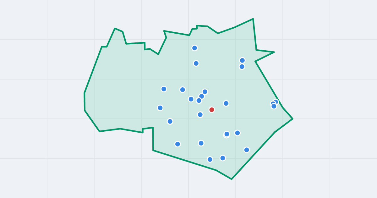 Mapa: Ursynów Północny z flipami