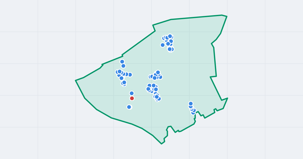 Mapa: Żerań z flipami