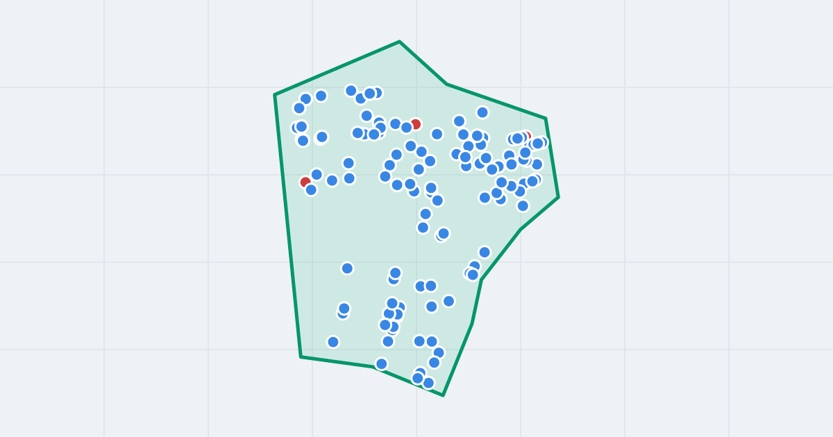 Mapa: Gajowice z flipami