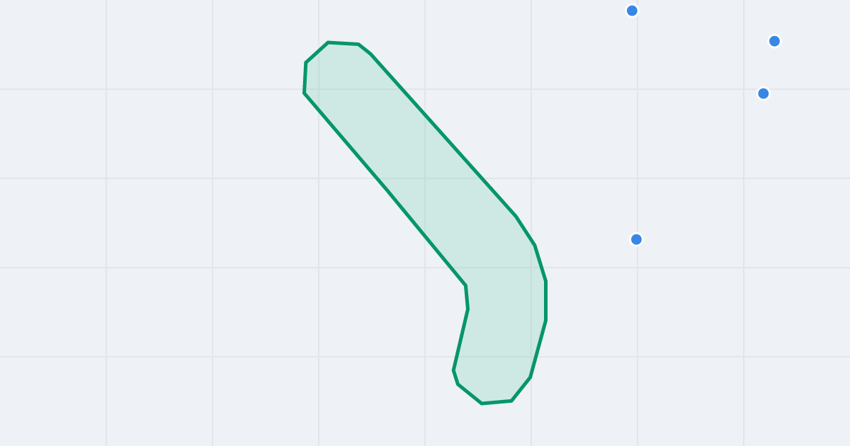 Mapa ulicy Serbska z flipami w okolicy