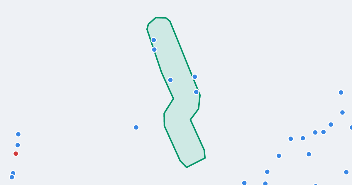 Mapa ulicy Antoniego Słonimskiego z flipami w okolicy