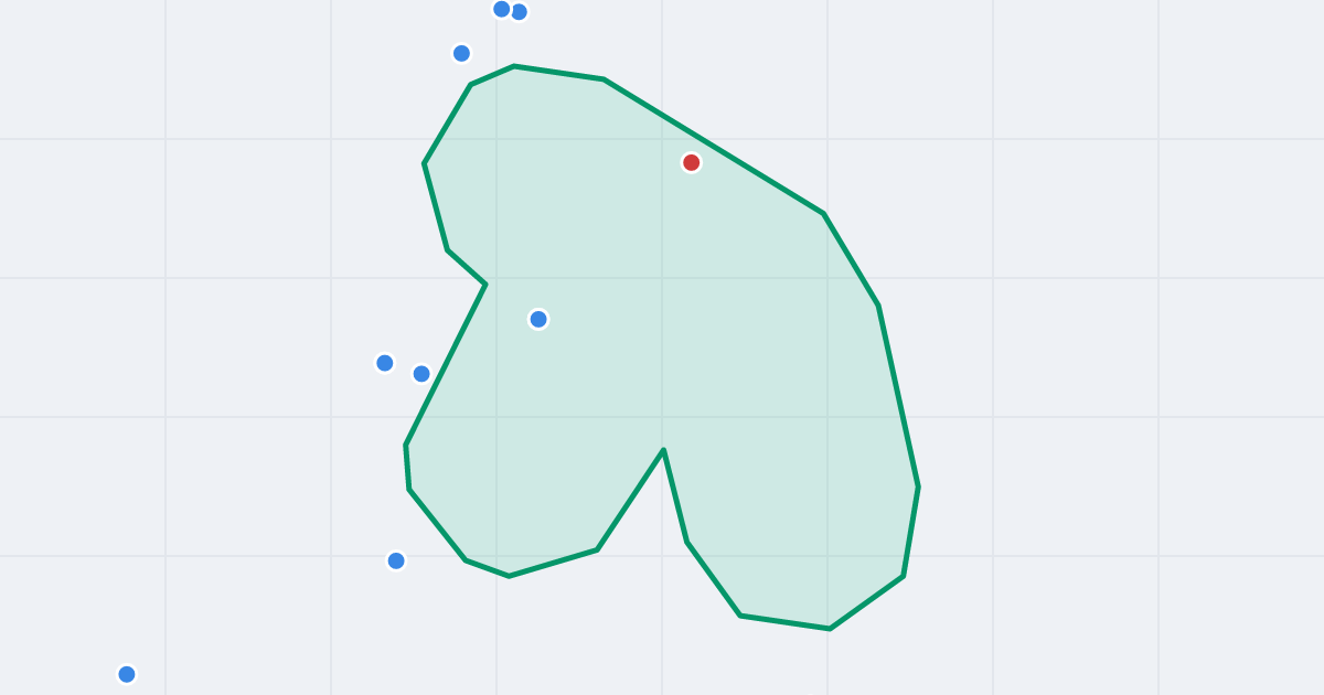 Mapa ulicy Szarugi z flipami w okolicy