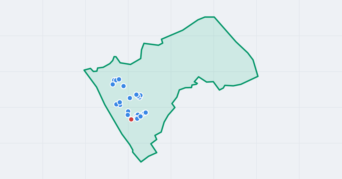Mapa: Księże z flipami