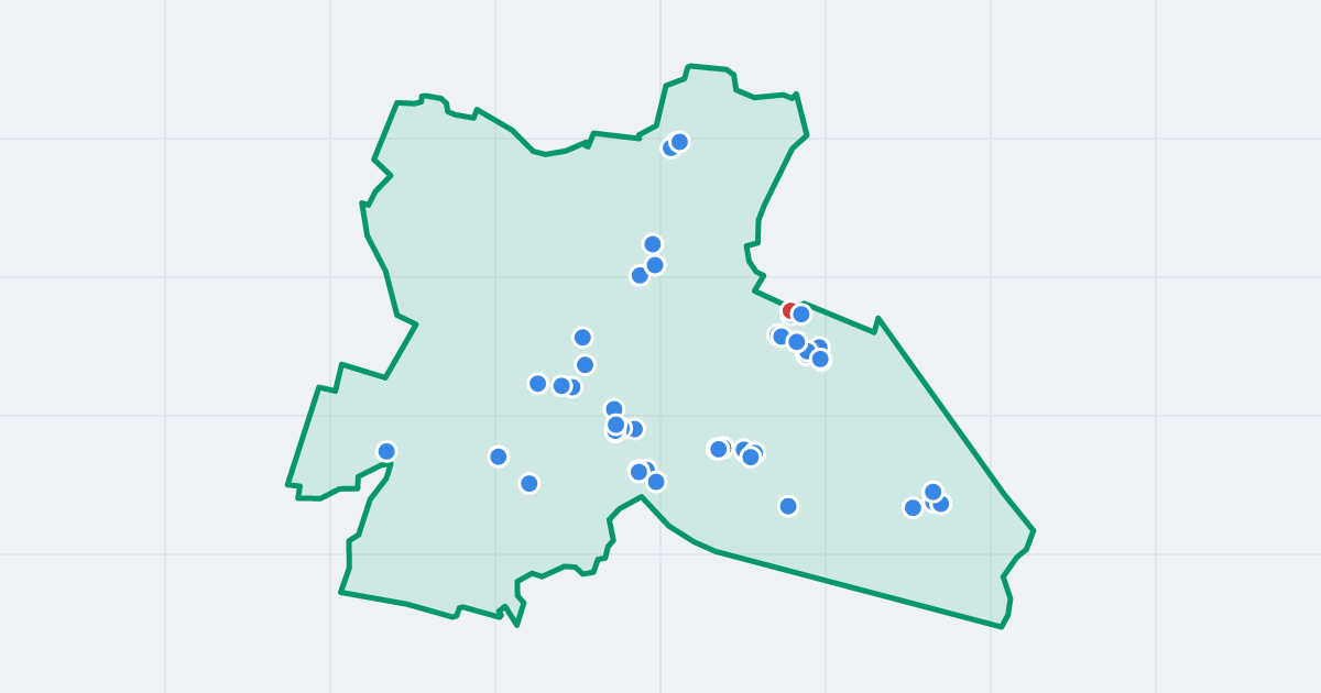 Mapa: Leśnica z flipami