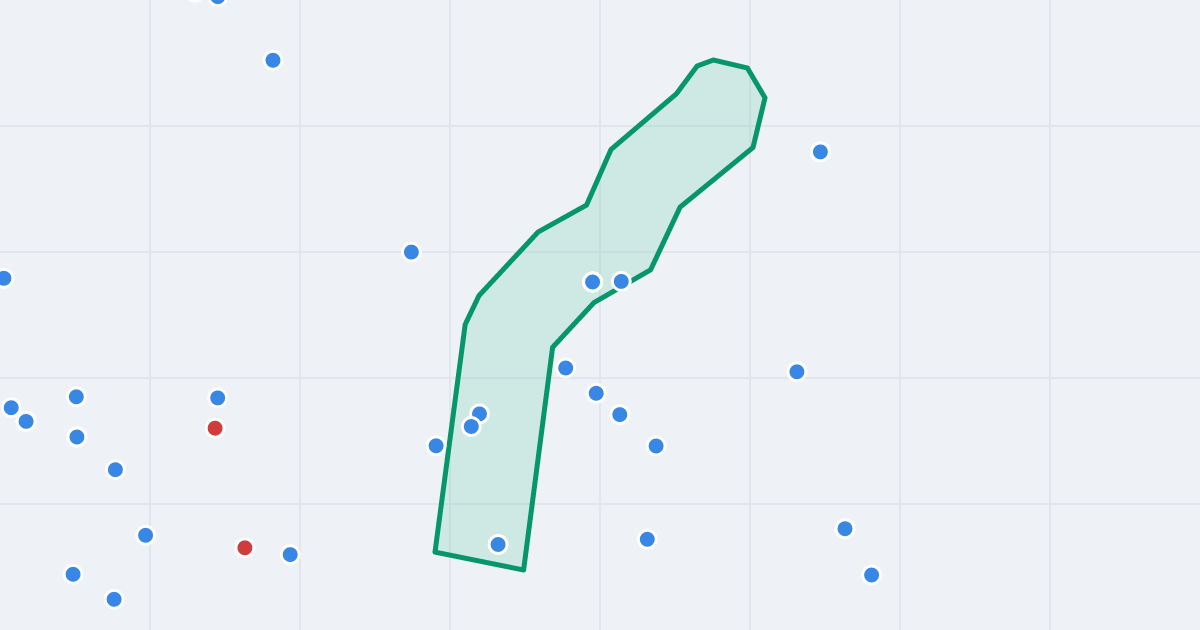 Mapa ulicy Mikołaja Reja z flipami w okolicy