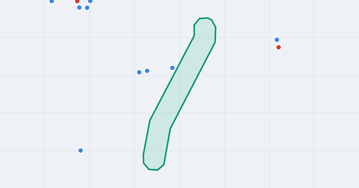 Mapa ulicy Cypriana Kamila Norwida z flipami w okolicy