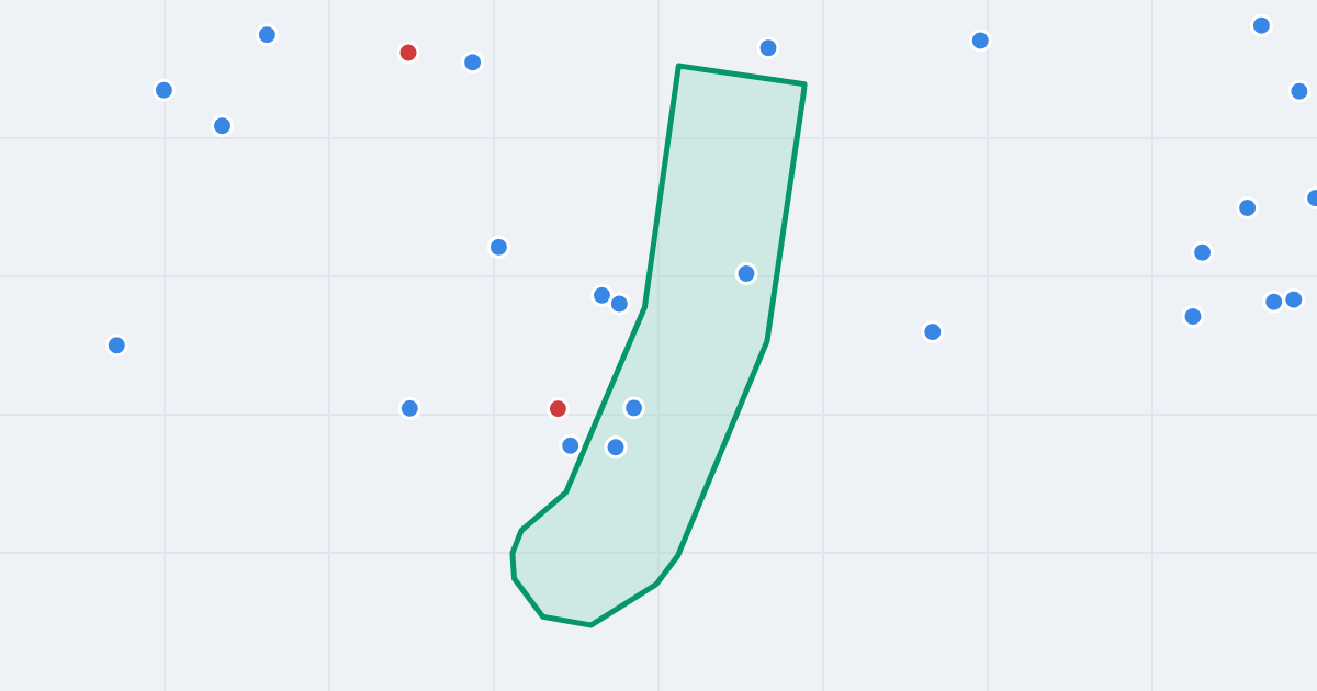 Mapa ulicy Mikołaja Reja z flipami w okolicy