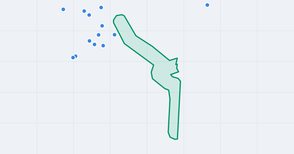 Mapa ulicy Trębacka z flipami w okolicy