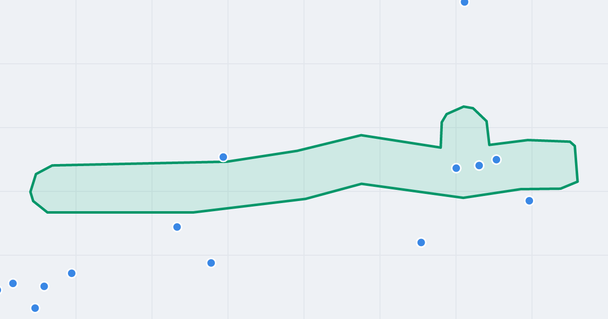 Mapa ulicy Staromiejska z flipami w okolicy
