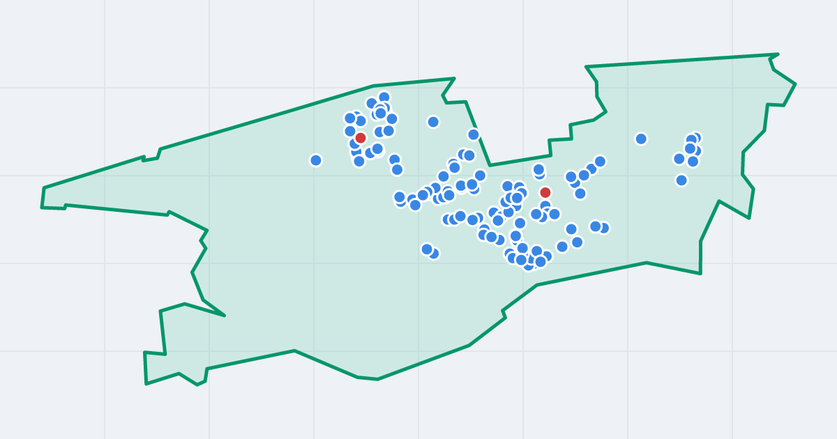 Mapa: Centrum Południe z flipami
