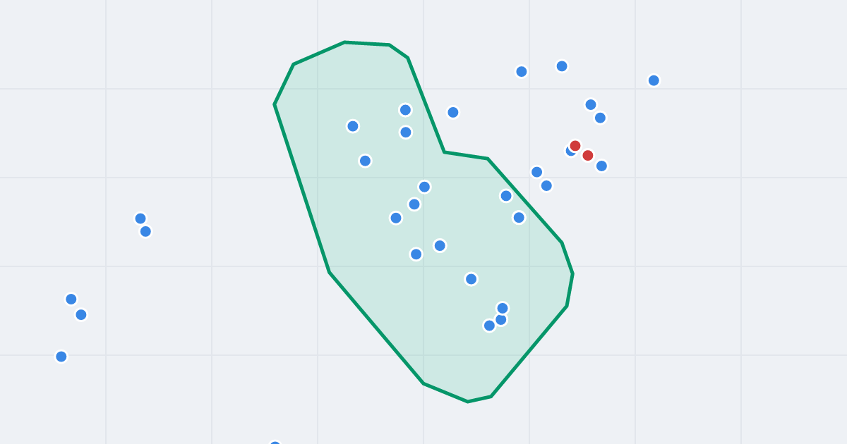 Mapa ulicy Jarzębia z flipami w okolicy
