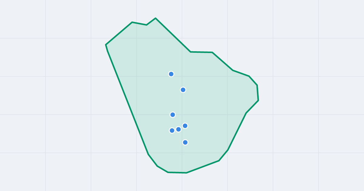 Mapa ulicy ks. Jana Dzierżona z flipami w okolicy