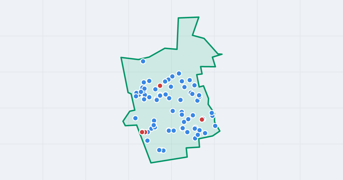 Mapa: Śródmieście z flipami