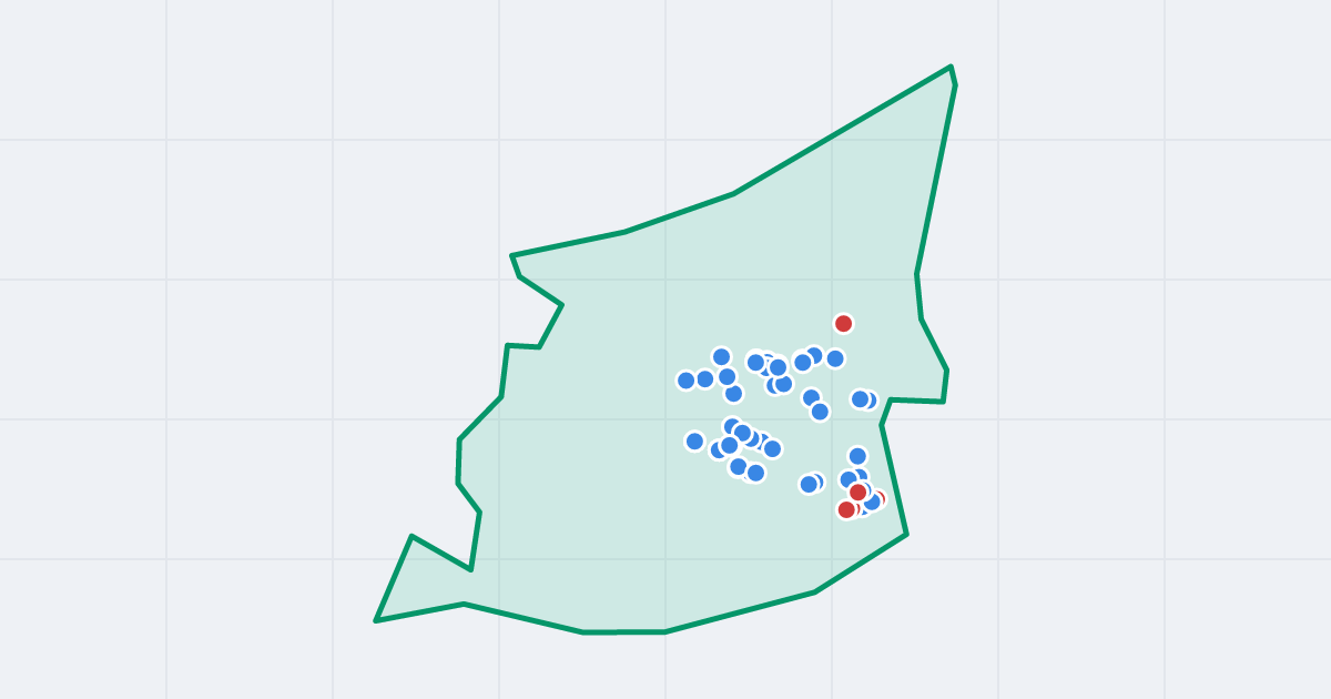 Mapa: Zaborze Północ z flipami