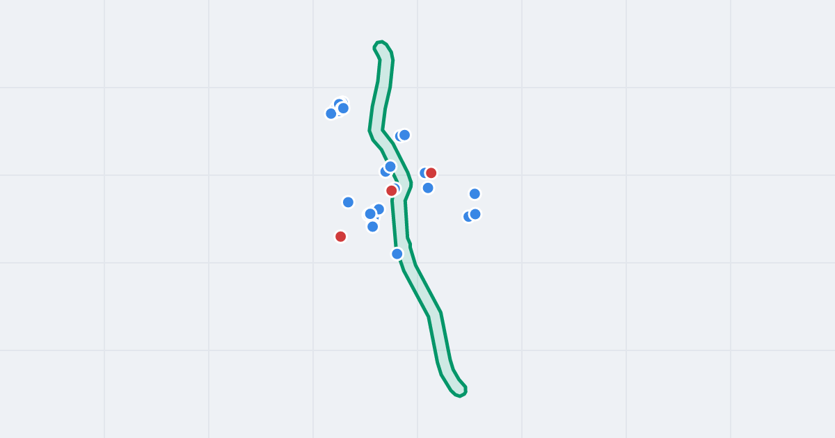 Mapa ulicy Jędrzychowska z flipami w okolicy