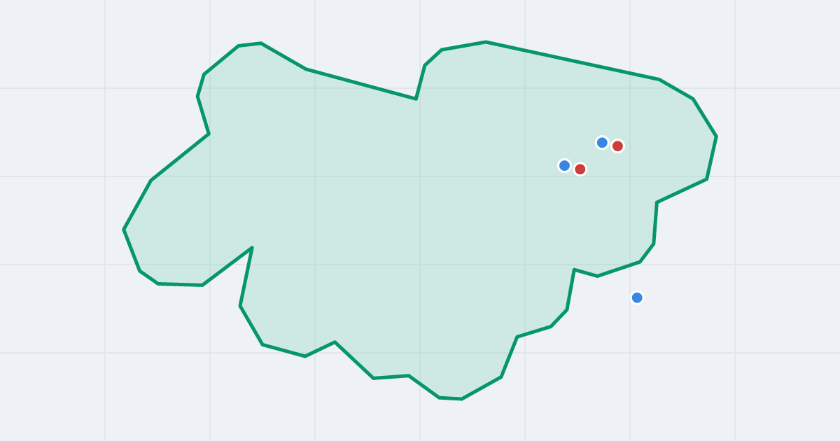 Mapa ulicy Juliusza Kossaka z flipami w okolicy