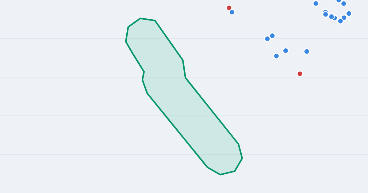 Mapa ulicy Karowa z flipami w okolicy