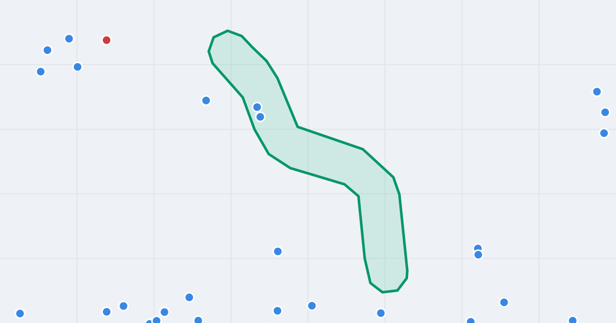 Mapa ulicy Kręta z flipami w okolicy