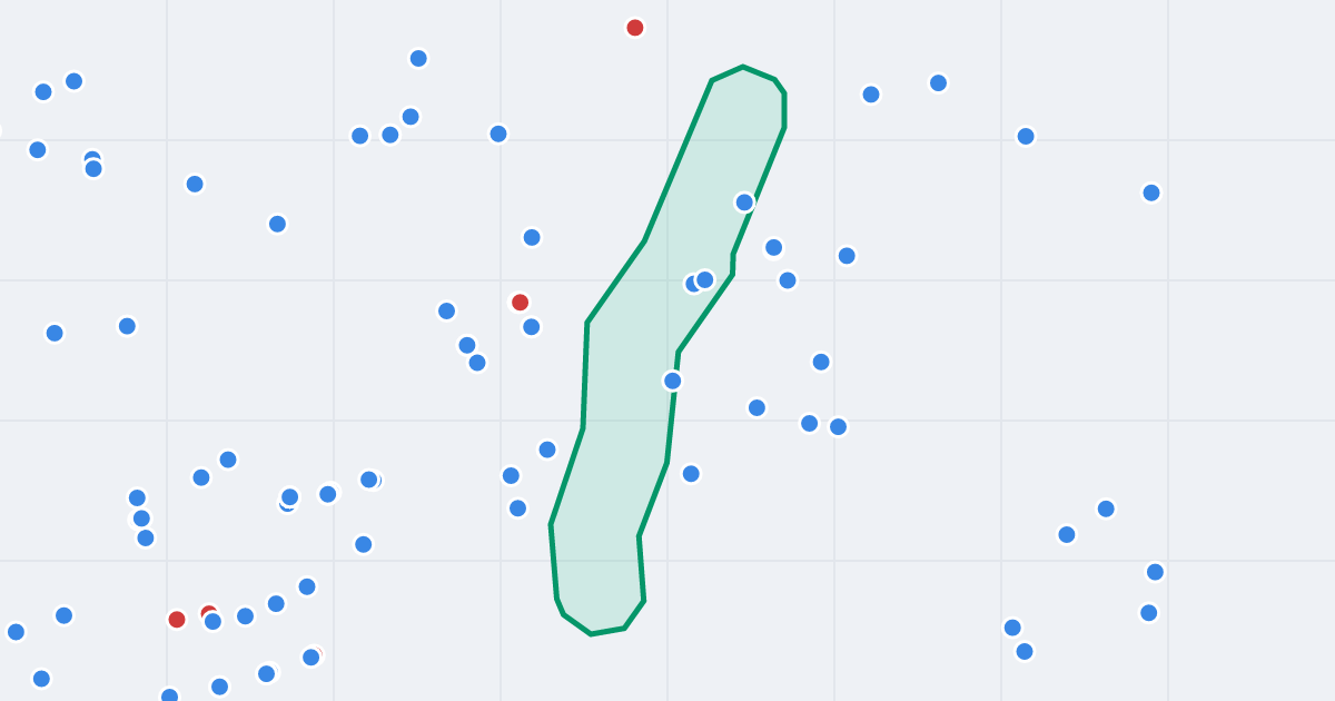 Mapa ulicy Piastowska z flipami w okolicy
