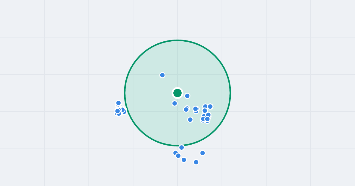 Mapa: Spawaczy 5E i flipy w promieniu 1 km