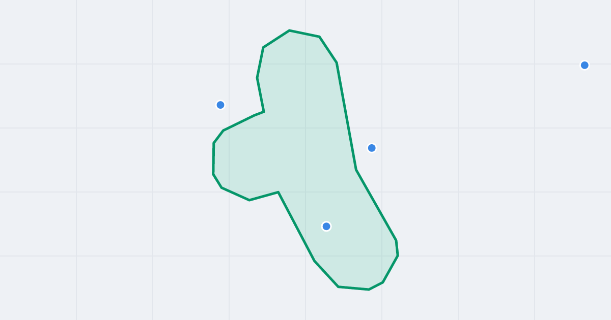 Mapa ulicy Św. Kingi z flipami w okolicy