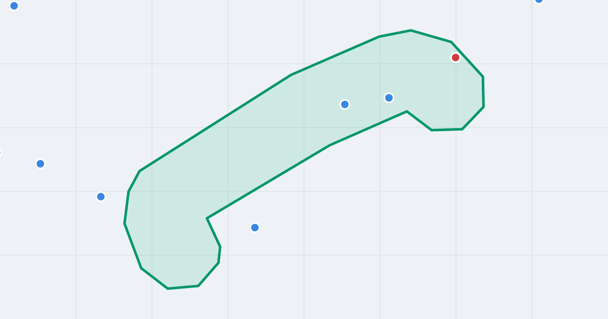 Mapa ulicy Garncarska z flipami w okolicy